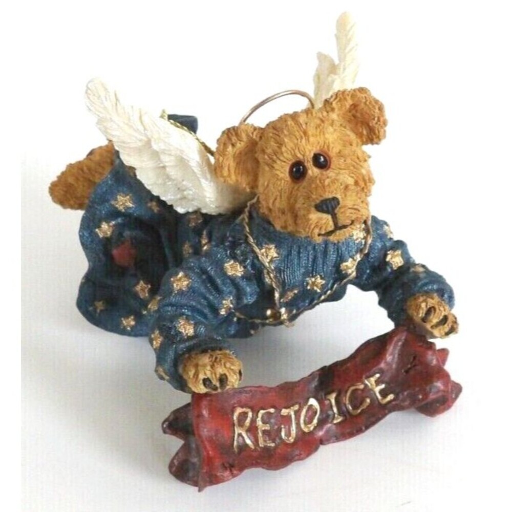 BOYDS BEARS Rejoice Angel Bear Angel Brite Numbered ORNAMENT Boxed